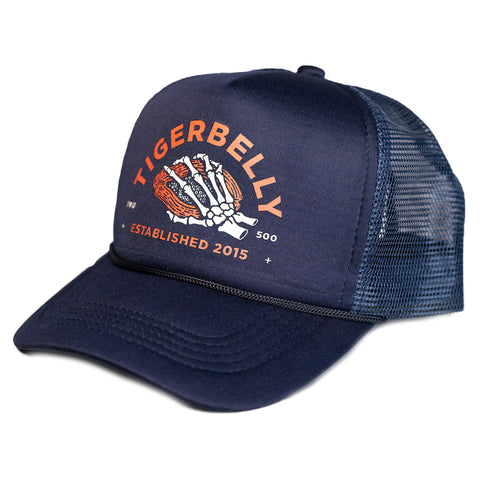 SALE Tigerbelly 500th Episode Trucker Cap Navy
